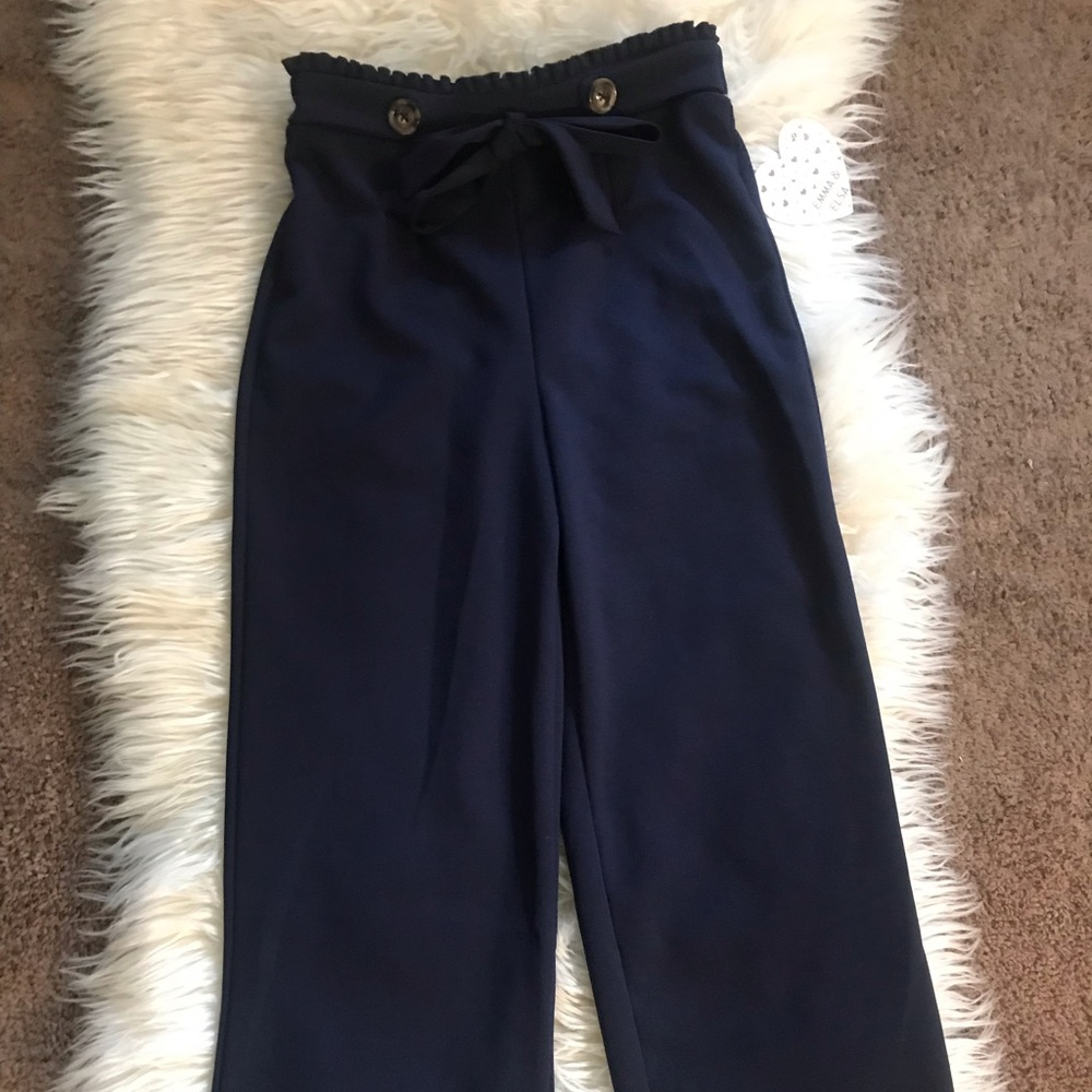 Girls navy size 10 pants